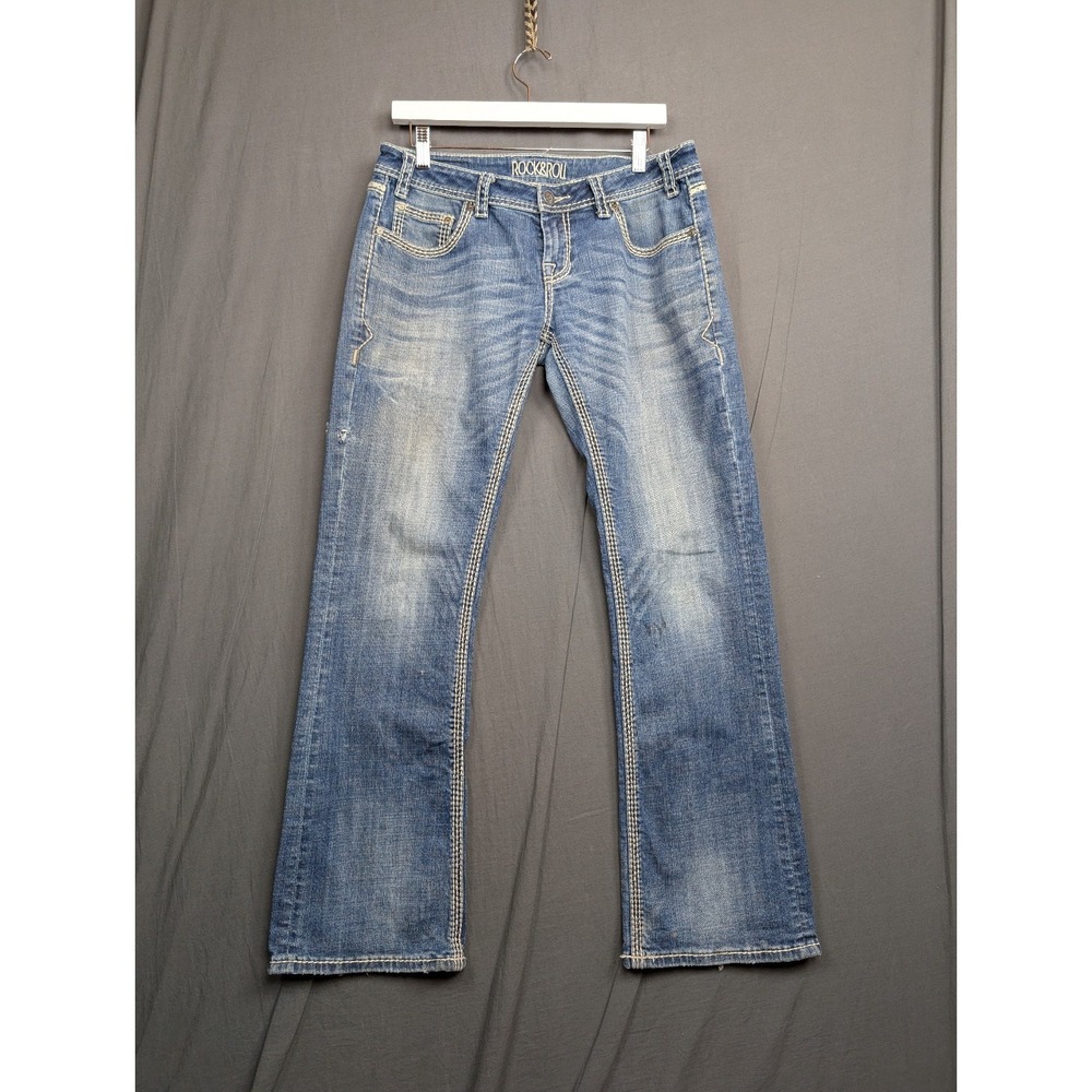 Rock And Roll‎ Women's Blue Denim Jeans Original 30x34